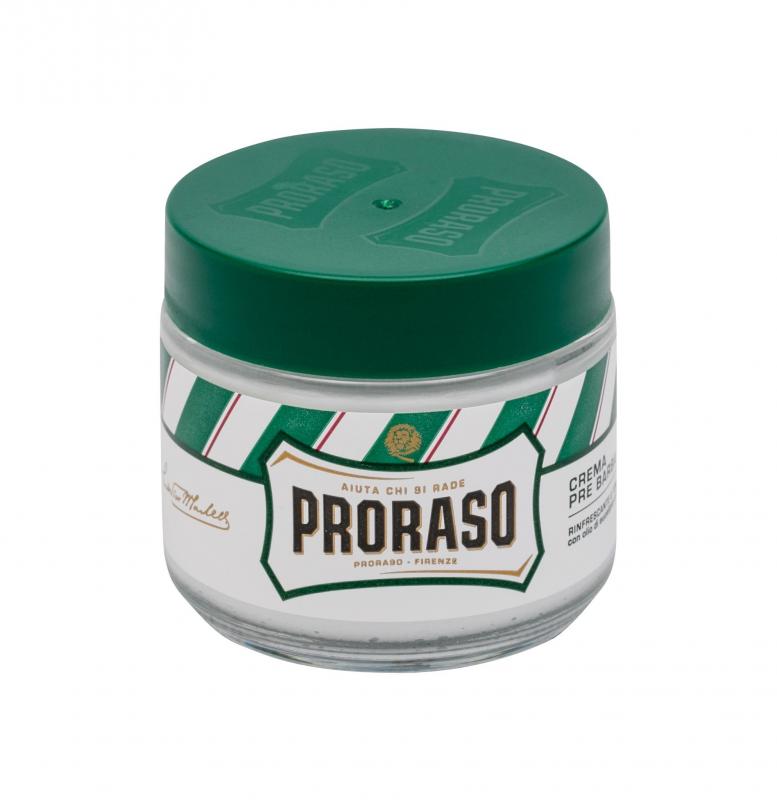 PRORASO Green Pre-Shave Cream (M) 100ml, Prípravok pred holením
