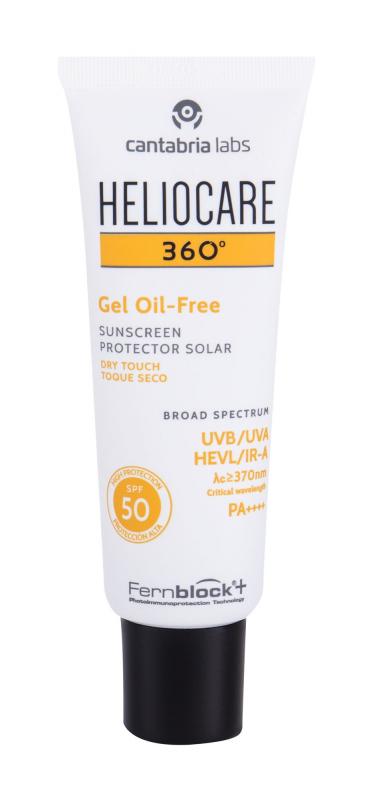 Heliocare 360 Oil-Free (U) 50ml, Opaľovací prípravok na tvár SPF50